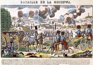 Napoléon Ier à la bataille de la Moskova - French School