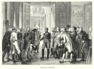 Napoléon à Dresde - French School