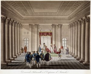 Napoléon demande Marie Louise en mariage à l