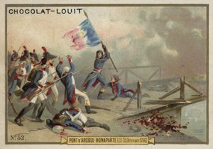 Napoléon à la bataille du pont d