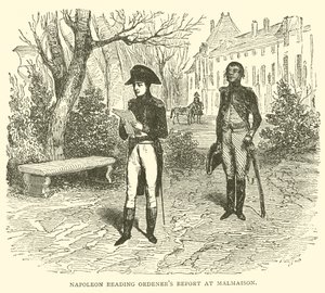 Napoléon lisant le rapport d