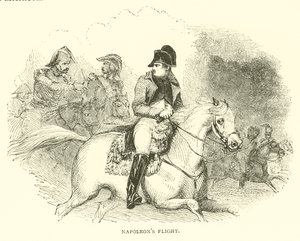 La fuite de Napoléon - French School