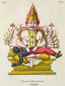 Narasimha, gravé par de Marlet