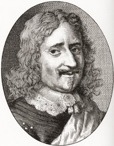 Nicolas V de Neufville de Villeroy, 1er duc de Villeroy, 1598-1685. Noble français et maréchal de France. De Les Heures Libres publié en 1908 - French School