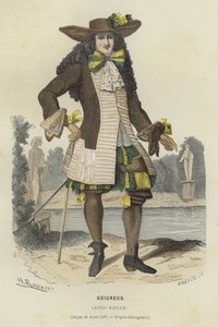 Noble, 17ème siècle - French School