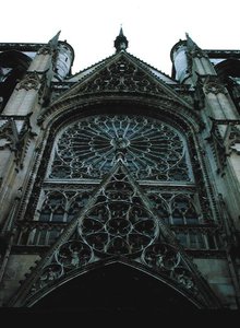 Rosace nord, vers 1280 - French School