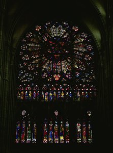 Fenêtre du transept nord - French School