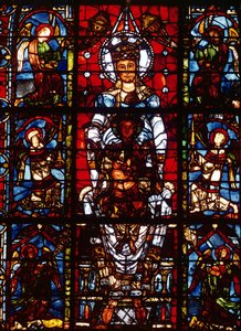 Notre-Dame de la Belle Verrière, du chœur sud (détail) - French School