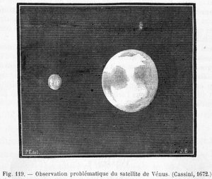 Observation problématique du satellite de Vénus (Cassini)