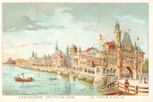Vieux Paris, Exposition Universelle 1900, Paris - French School