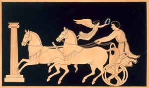 Aurige olympien couronné d