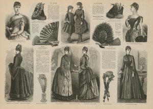 Page de La Mode Illustrée - French School