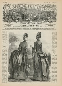 Page de La Mode Illustrée - French School