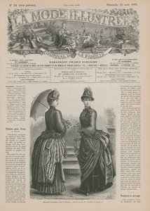 Page de La Mode Illustrée - French School