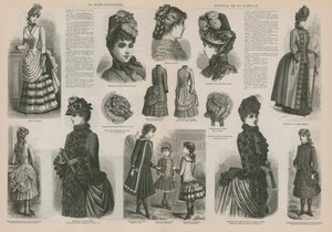 Page de La Mode Illustrée - French School