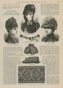 Page de La Mode Illustrée - French School
