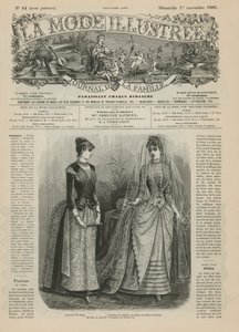 Page de La Mode Illustrée - French School
