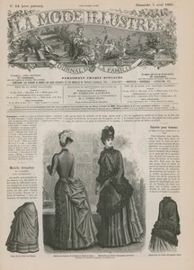 Page de La Mode Illustrée - French School
