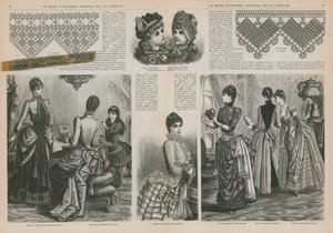 Page de La Mode Illustrée - French School