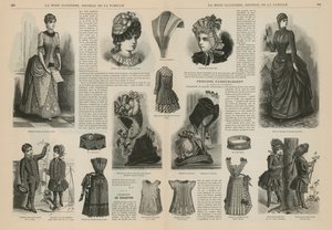 Page de La Mode Illustrée - French School