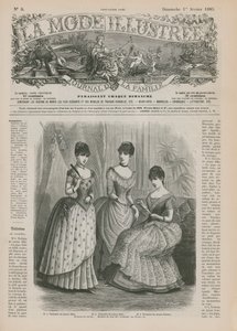 Page de La Mode Illustrée, 1885