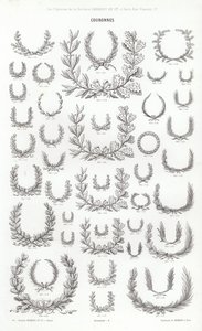 Page de Vignettes Typographiques - French School