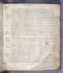 Page du Registre du Conseil du Parlement de Paris représentant Jeanne d