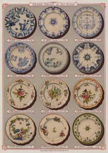 Page du catalogue du Grand Dépôt de Porcelaines, Faïences et Verreries