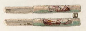 Paire de jarretières, vers 1770-90