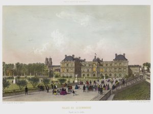 Palais Du Luxembourg, Façade sur le Jardin - French School
