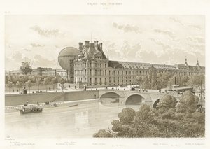 Palais des Tuileries, 1879 - French School