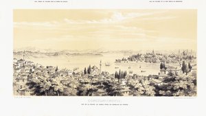 Panorama de Constantinople, avec deux vues de Buyukdere