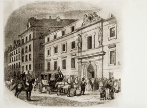 Conservatoire de Paris dans les années 1830 (gravure)