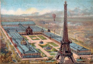 Paris. Exposition universelle de 1889 : tour Eiffel