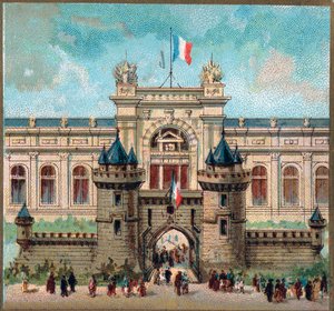 Paris. Exposition universelle de 1889 : palais du ministère de la Guerre - French School