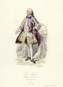 Modes parisiennes, règne de Louis XV - French School