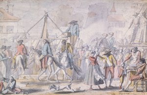 Lieu de plaisir parisien, connu sous le nom de Les Porcherons - French School