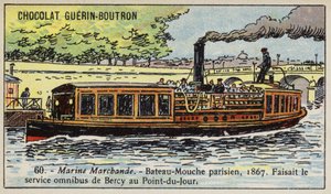 Bateau-mouche parisien - French School