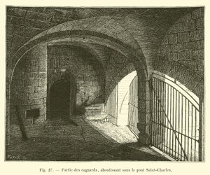 Partie des cagnards, aboutissant sous le pont Saint-Charles - French School