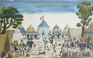Fête donnée aux grenadiers russes par les grenadiers de la Grande Armée, 30 juin 1807