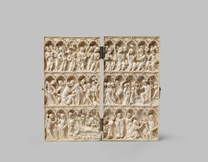 Diptyque de la Passion, XIVe siècle - French School