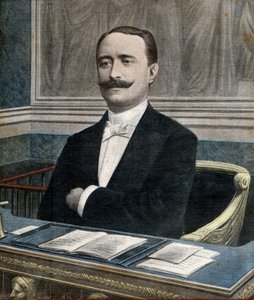 Paul Deschanel (1855-1922), nouveau président de la Chambre des députés - Une du journal "Le Petit Journal" du 26 juin - French School