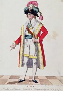 Paul François Jean Nicolas (1755-1829) Vicomte de Barras (gravure en couleur) - French School