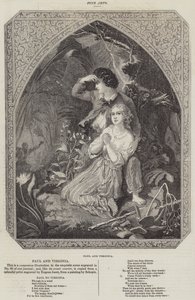 Paul et Virginie (gravure) - French School