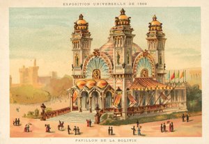 Pavillon de la Bolivie, Exposition Universelle 1889, Paris
