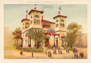 Pavillon de Monaco, Exposition Universelle 1889, Paris