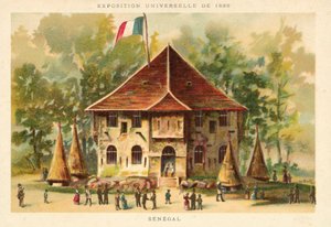 Pavillon du Sénégal, Exposition Universelle 1889, Paris