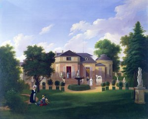 Pavillon de la Folie-Beaujon à Paris, vers 1830
