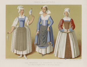 Paysans et les chambrières de Saumur - French School