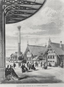 Maisons paysannes au pavillon russe à l